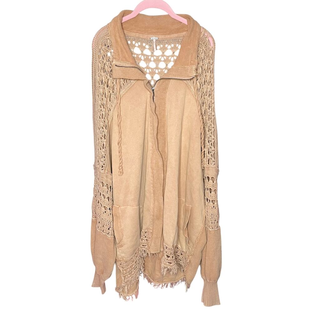 Free People Dune Bug Cardi Woodland Size Medium